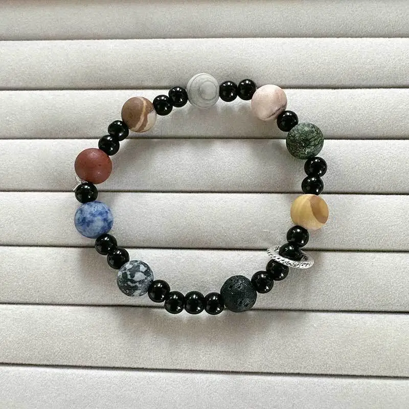 Couple Bracelet Star Milky Way Volcanic Stone Eight Galaxy - Image 7