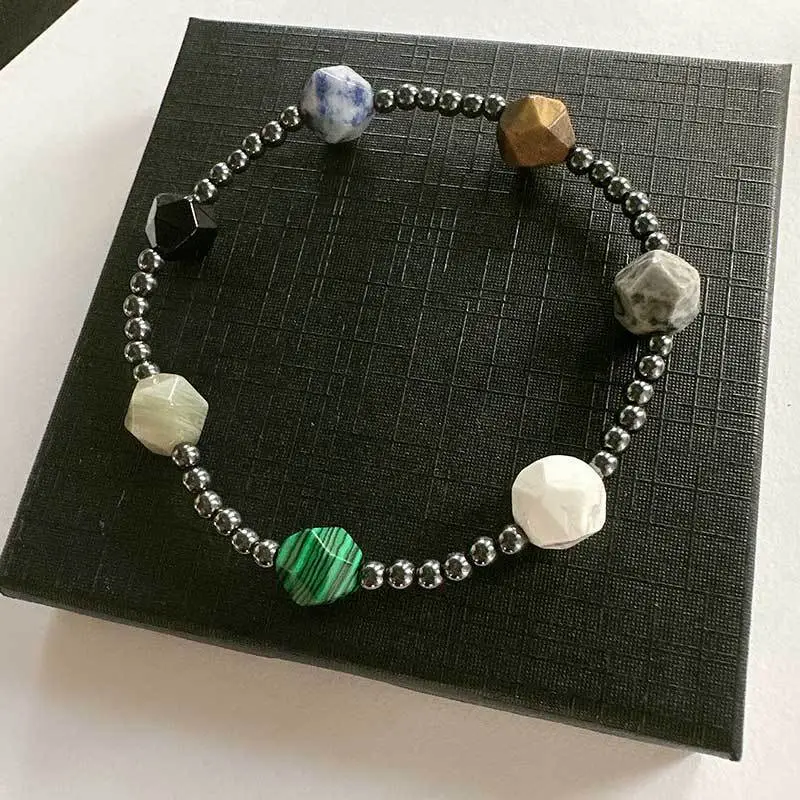 Couple Bracelet Star Milky Way Volcanic Stone Eight Galaxy - Image 8