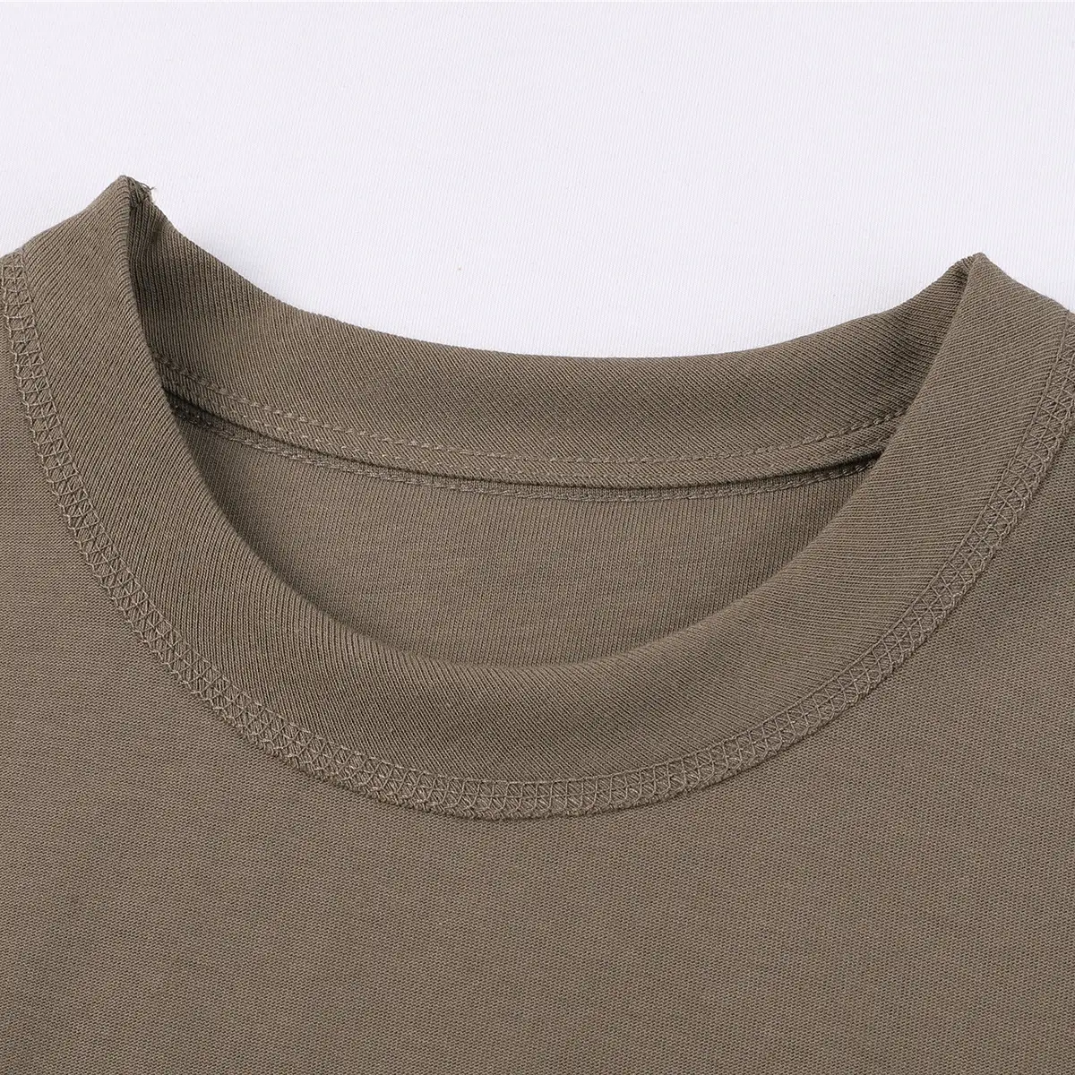 Xinjiang Pure Cotton 250g Men Women T-Shirt Round Neck Loose Fit - Image 7