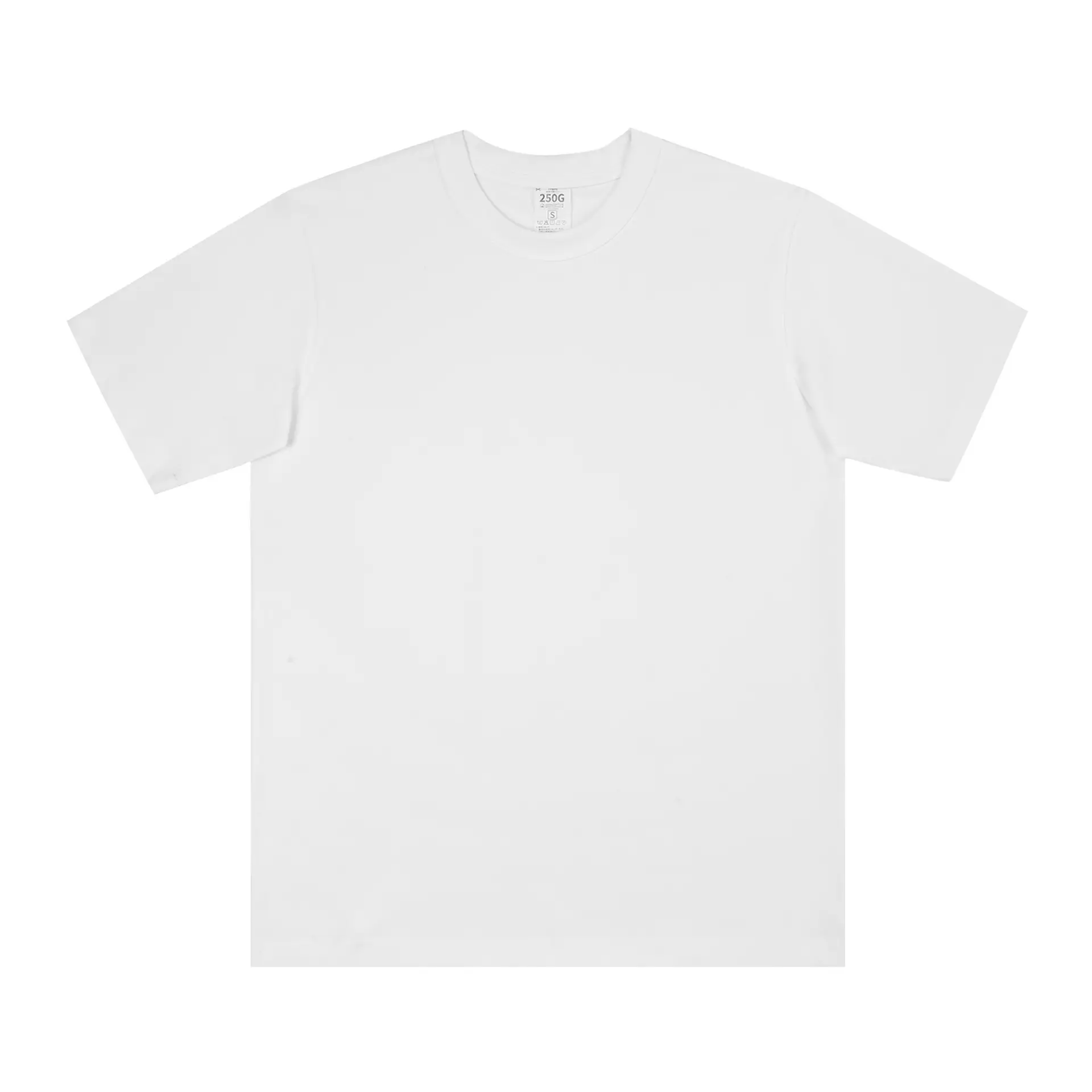 Xinjiang Pure Cotton 250g Men Women T-Shirt Round Neck Loose Fit - Image 2