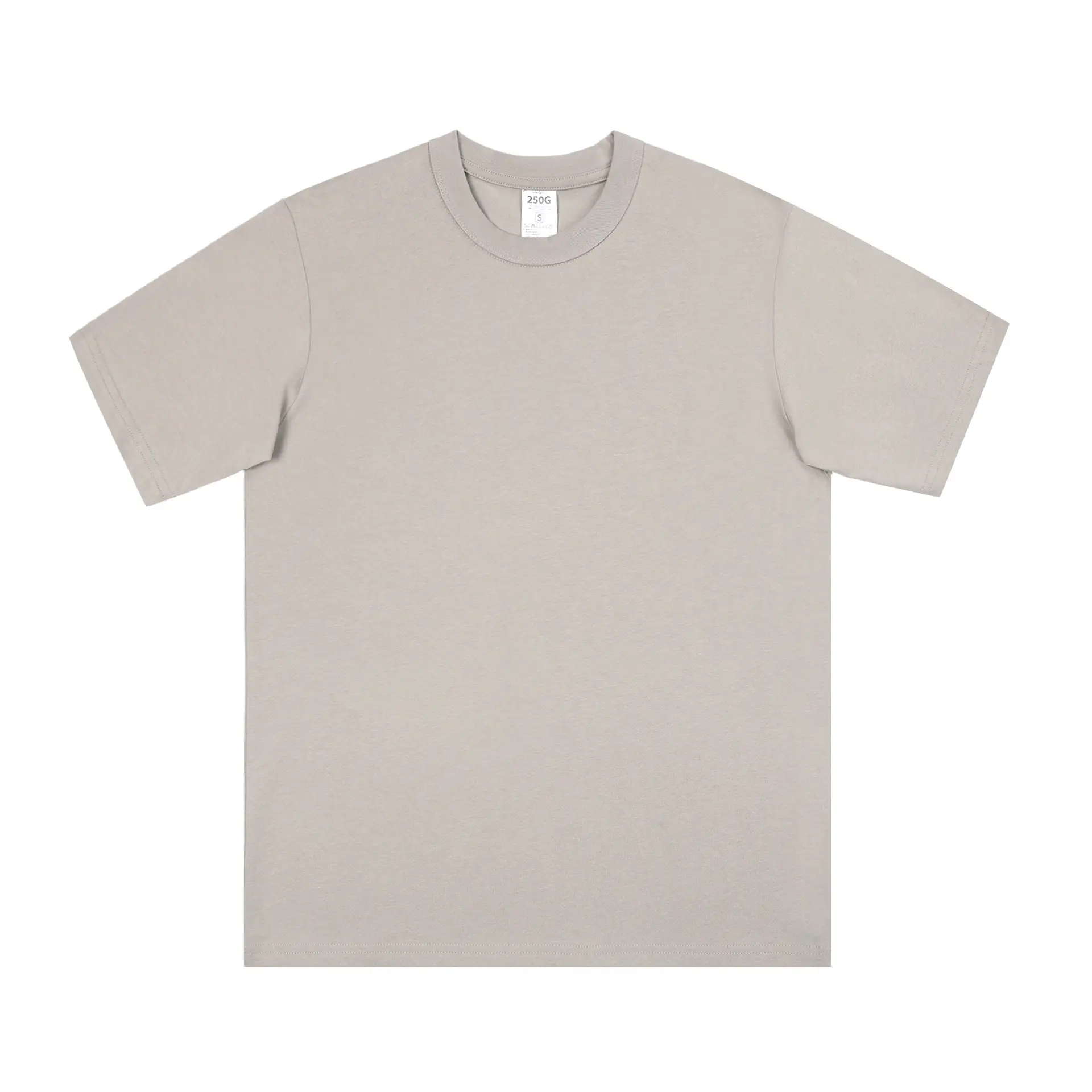 Xinjiang Pure Cotton 250g Men Women T-Shirt Round Neck Loose Fit - Image 3