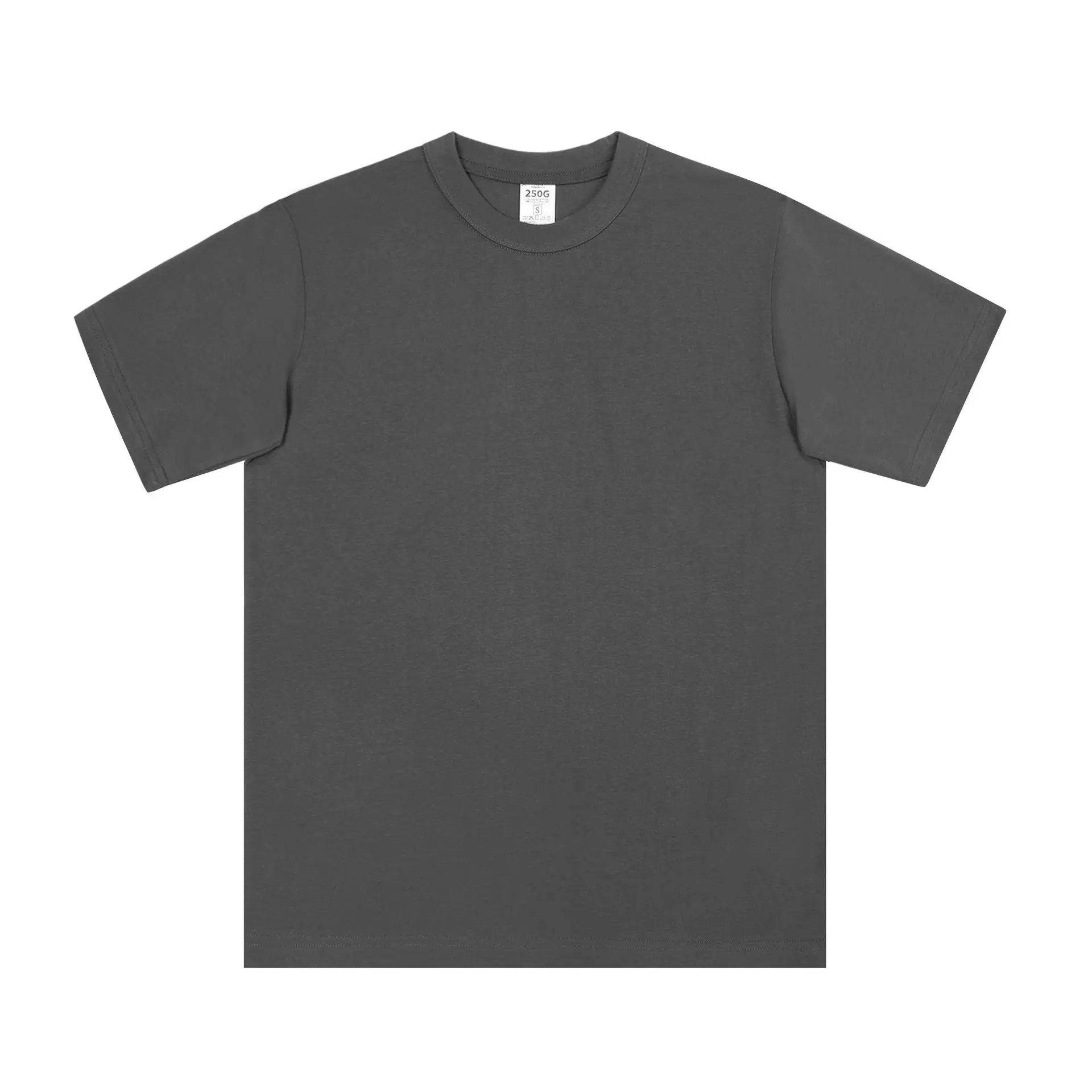 Xinjiang Pure Cotton 250g Men Women T-Shirt Round Neck Loose Fit - Image 4