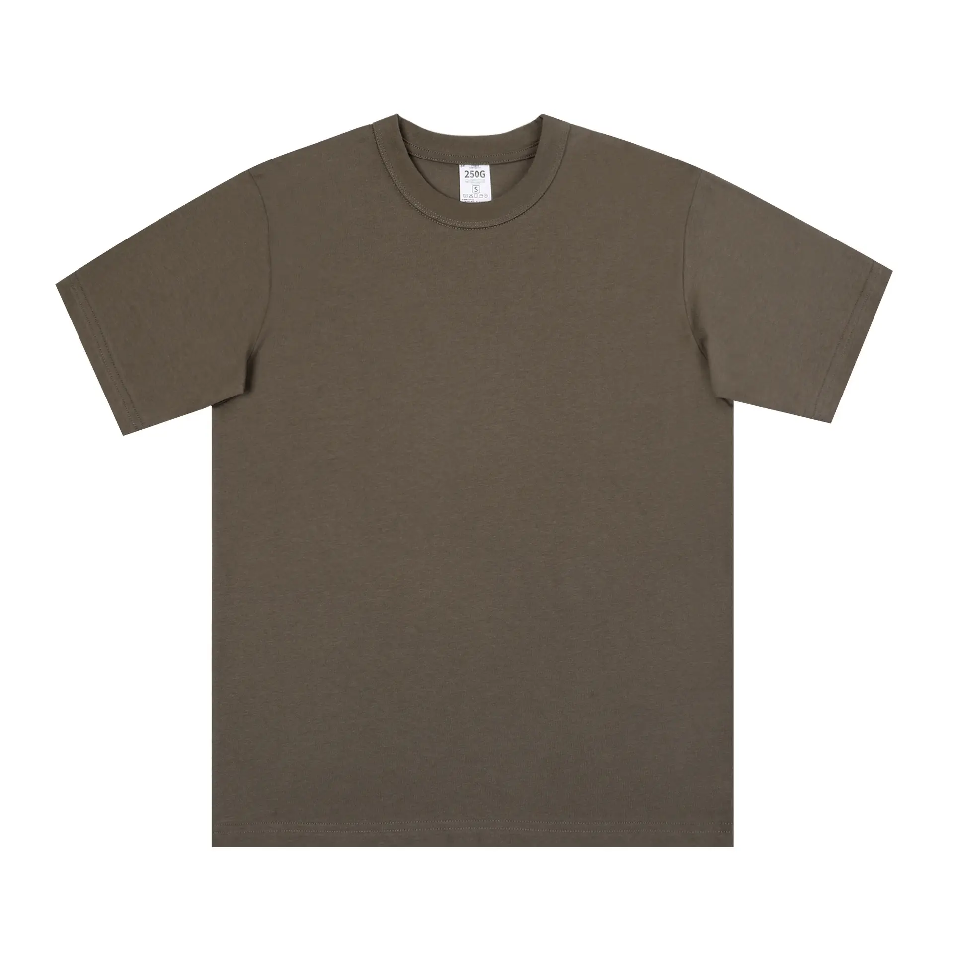 Xinjiang Pure Cotton 250g Men Women T-Shirt Round Neck Loose Fit - Image 5