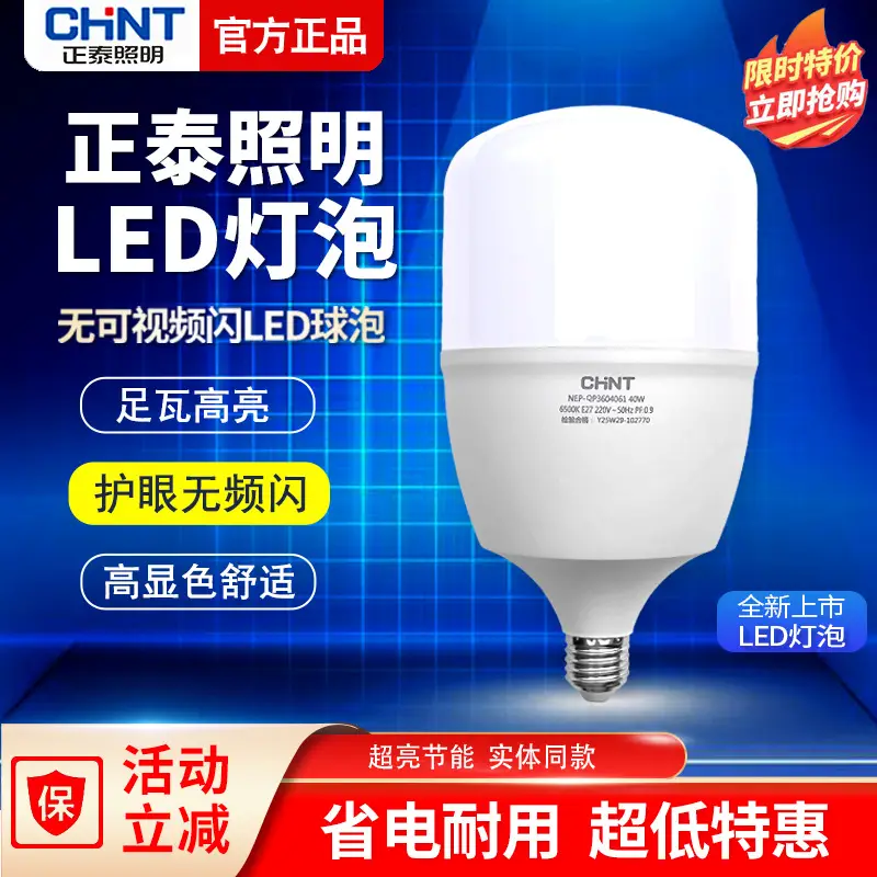 Chint LED Bulb 30W 12V E27 Threaded White Light