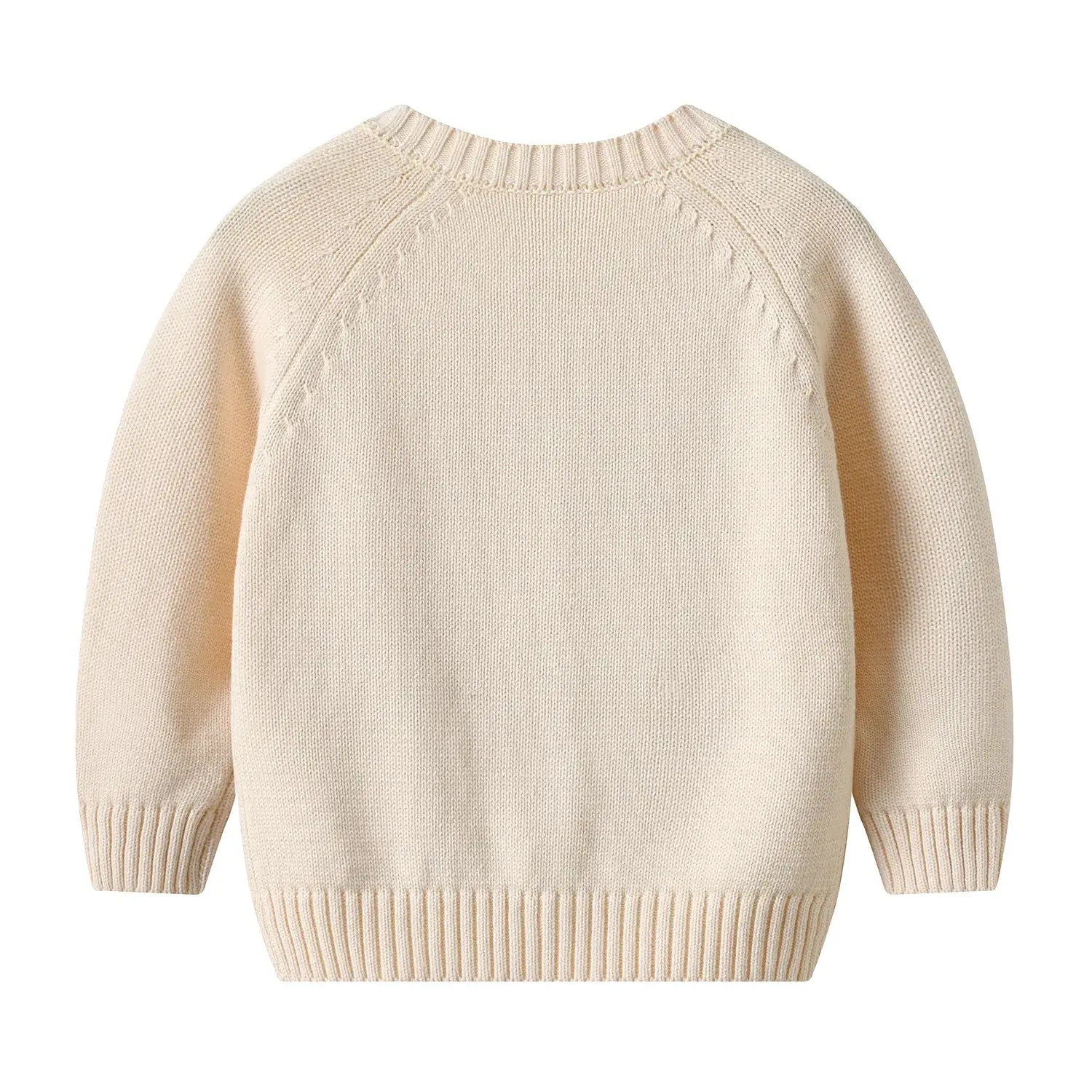 Girls Knitted Cardigan Pure Cotton 2024 Winter
