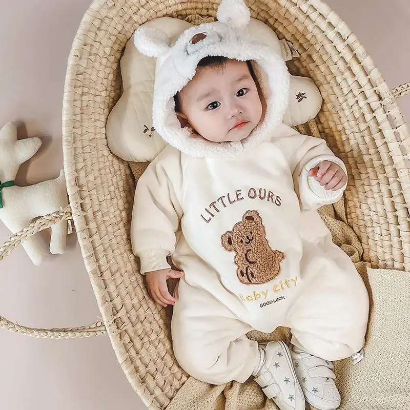 Baby Velvet Jumpsuit Autumn Winter Khayi Set