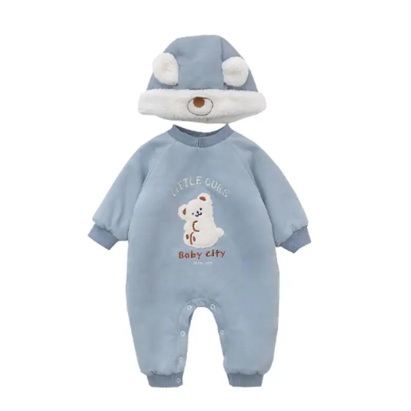 Baby Velvet Jumpsuit Autumn Winter Khayi Set