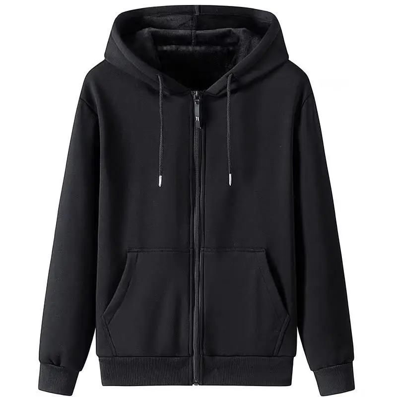 Men's Camo Full Zip Hoodie Sweatshirt Large - Image 2