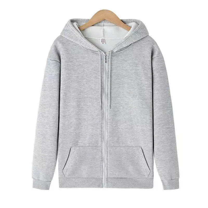 Men's Camo Full Zip Hoodie Sweatshirt Large - Image 3