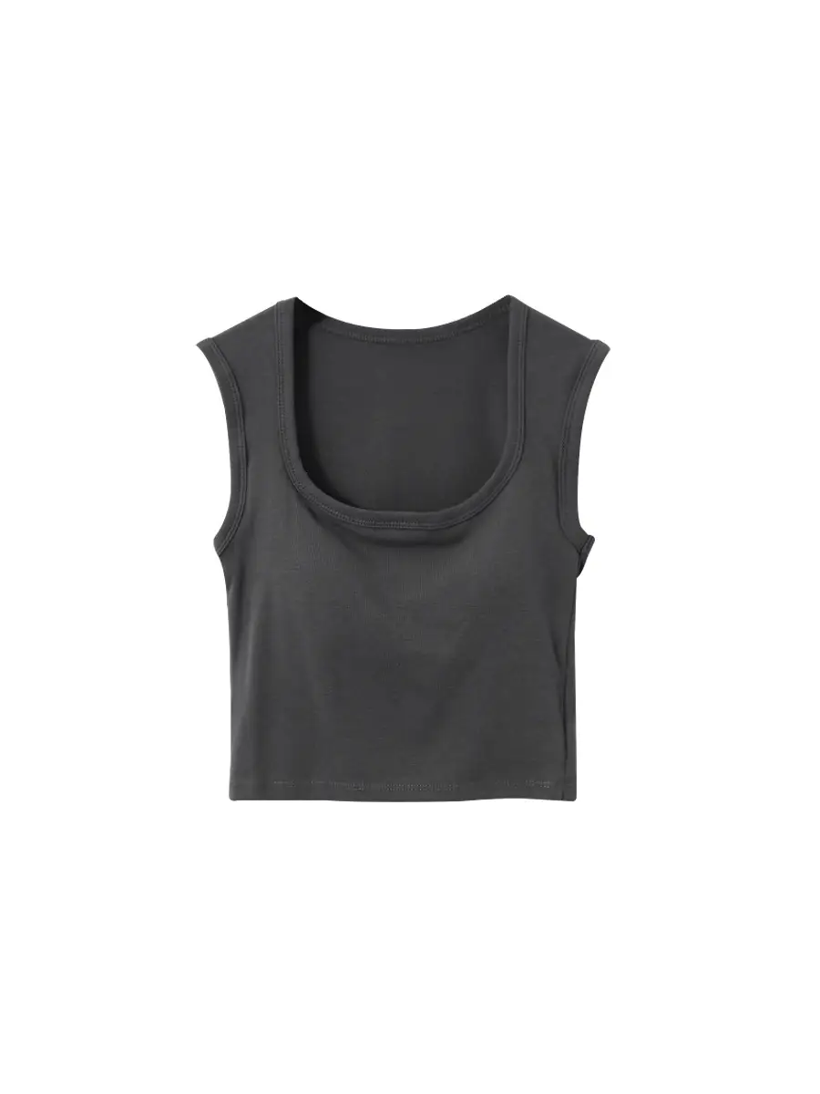 Women Sleeveless Vests Black White 2023 - Image 2