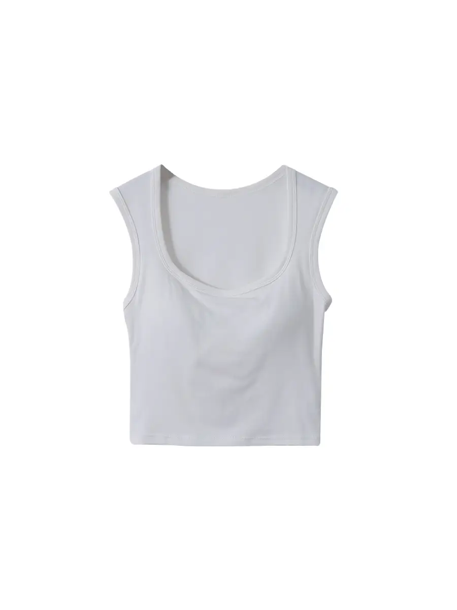Women Sleeveless Vests Black White 2023 - Image 3