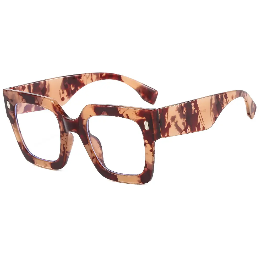 Red Square Glasses for Women Street Wear Decorative Eye Accessories - Image 5