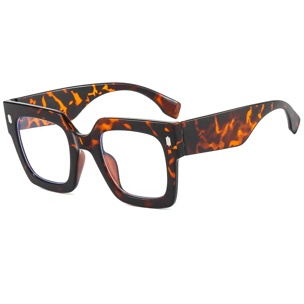 Red Square Glasses for Women Street Wear Decorative Eye Accessories - Image 4