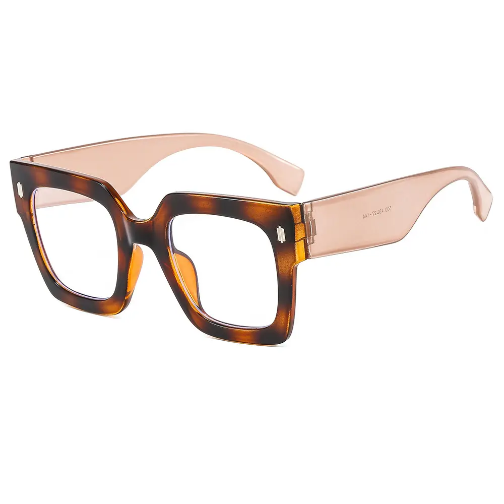 Red Square Glasses for Women Street Wear Decorative Eye Accessories - Image 2