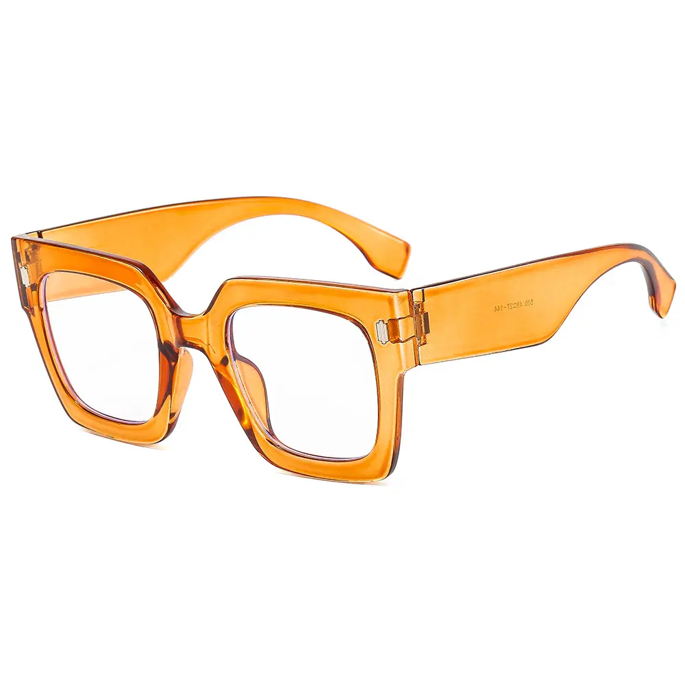 Red Square Glasses for Women Street Wear Decorative Eye Accessories - Image 6