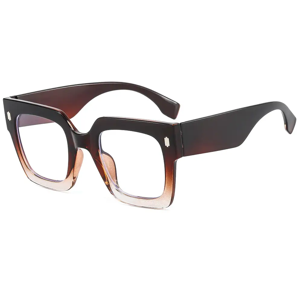 Red Square Glasses for Women Street Wear Decorative Eye Accessories - Image 7