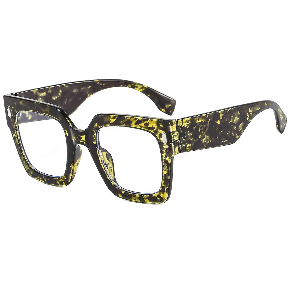Red Square Glasses for Women Street Wear Decorative Eye Accessories - Image 8