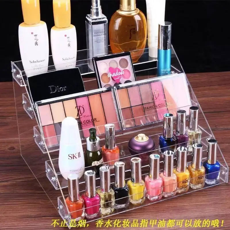 7 Layer Acrylic Cosmetics Display Rack Red Packets 28.5cm - Image 10