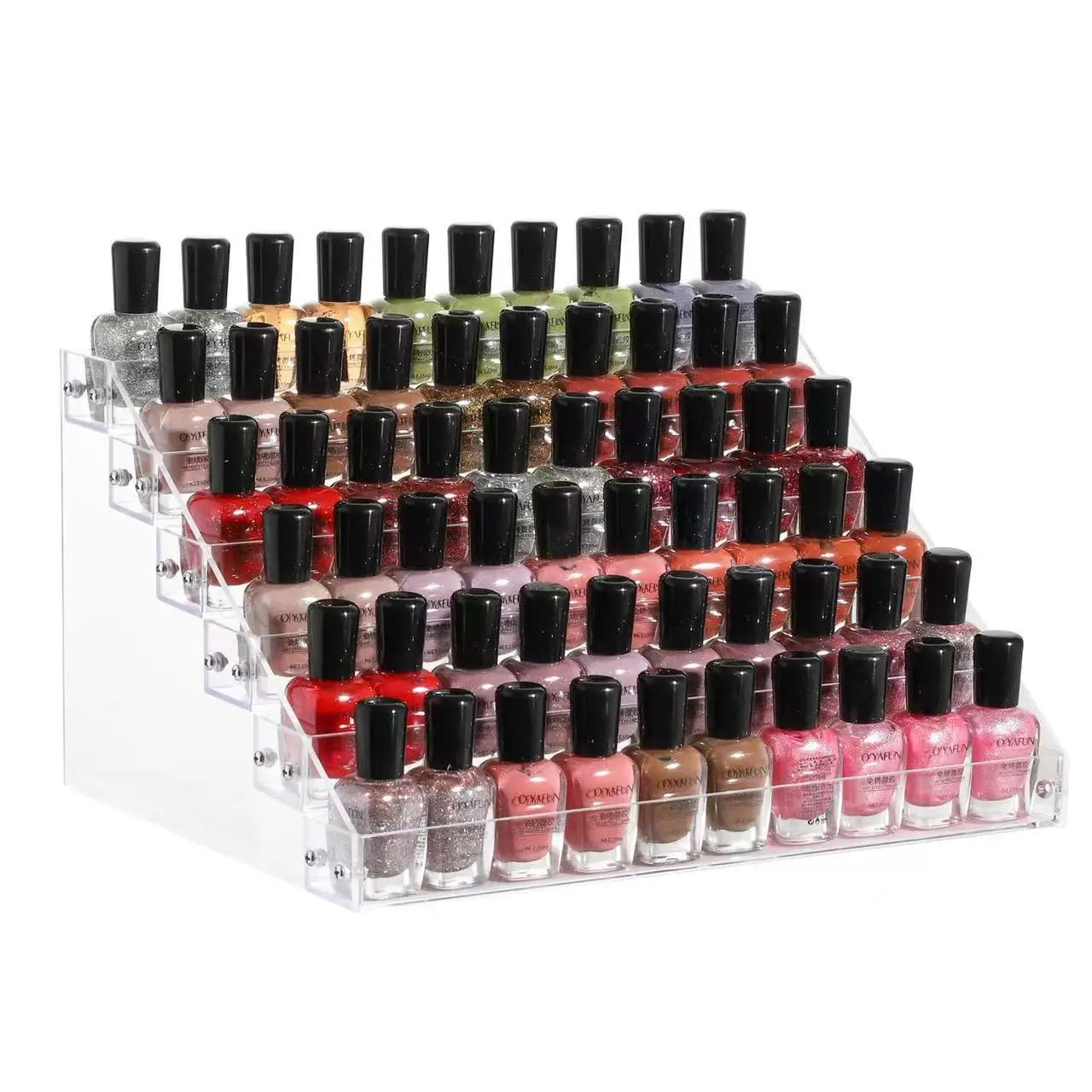 7 Layer Acrylic Cosmetics Display Rack Red Packets 28.5cm - Image 12