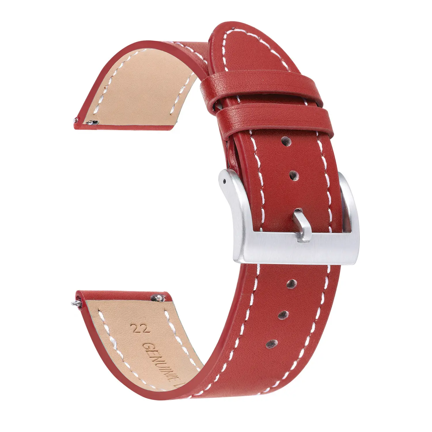 Pink Soft Calfskin Switch Ear Strap 18-24mm