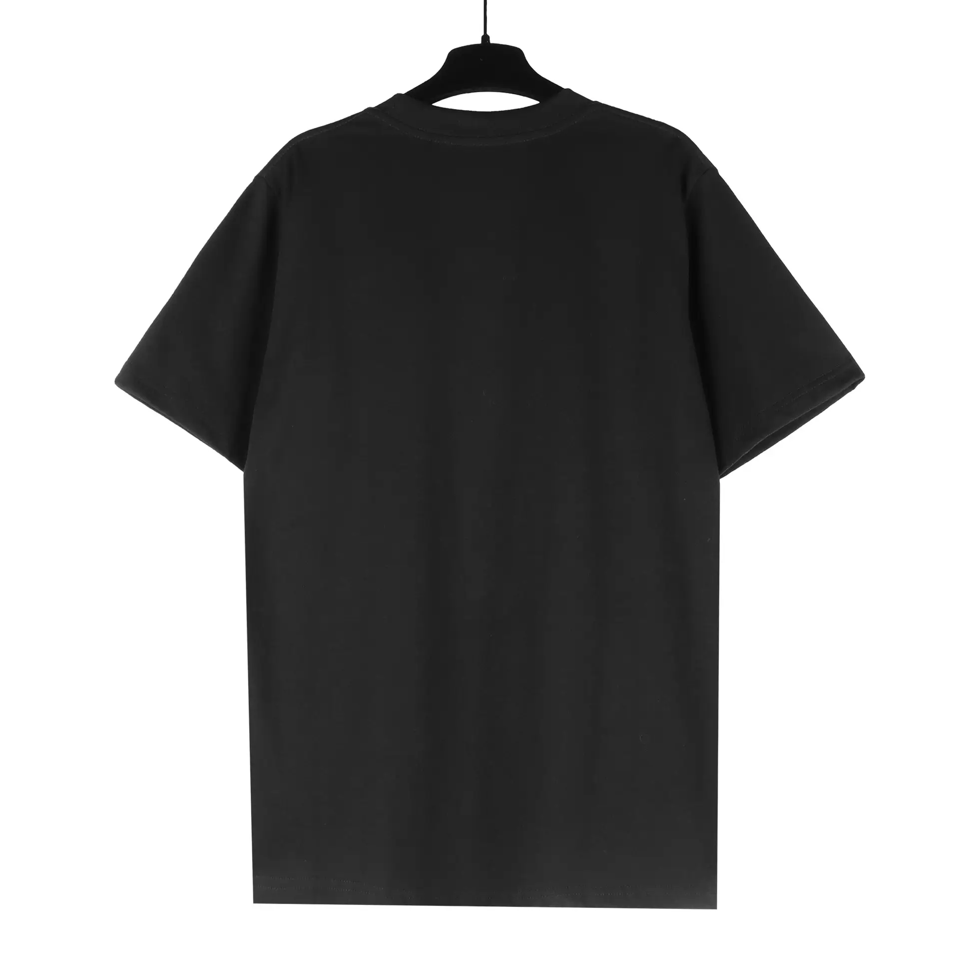 White Cotton Short-Sleeve T-Shirt for Men Women - Image 6