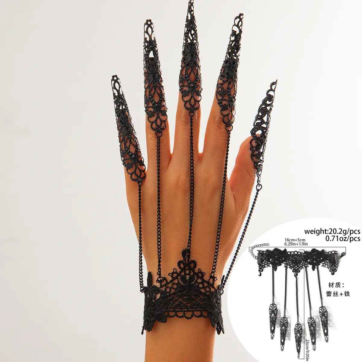 Gothic Style Metal Chain Bracelet for Women - Image 10