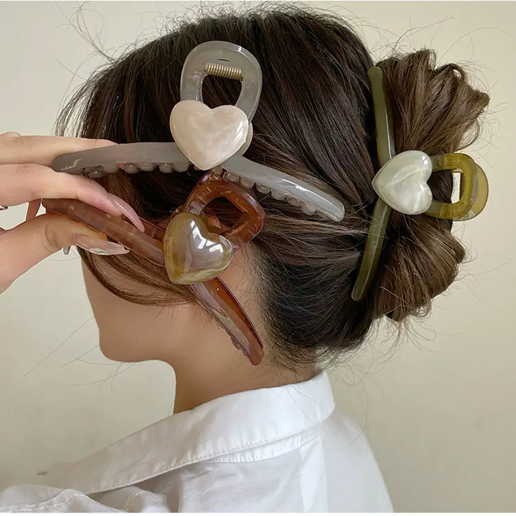 Korean Flower Hairpin Women's Large Clip - Image 13