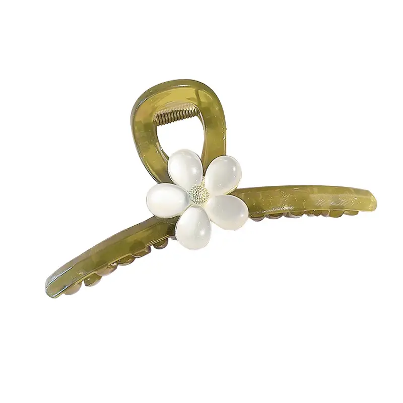 Korean Flower Hairpin Women's Large Clip - Image 14