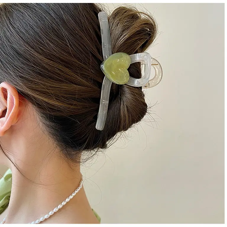 Korean Flower Hairpin Women's Large Clip - Image 4