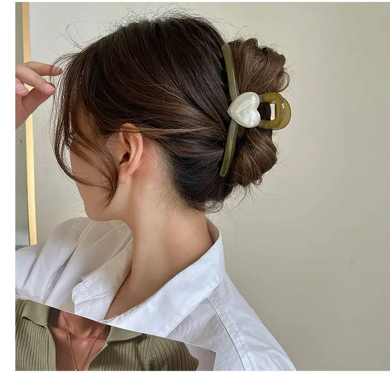 Korean Flower Hairpin Women's Large Clip - Image 7