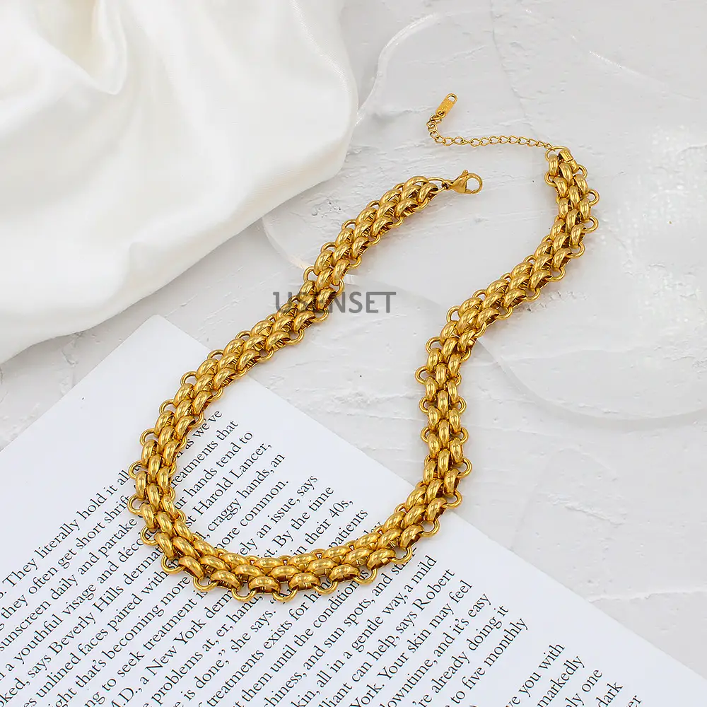 18K Gold Plated European Style Choker Bracelet — feature 9