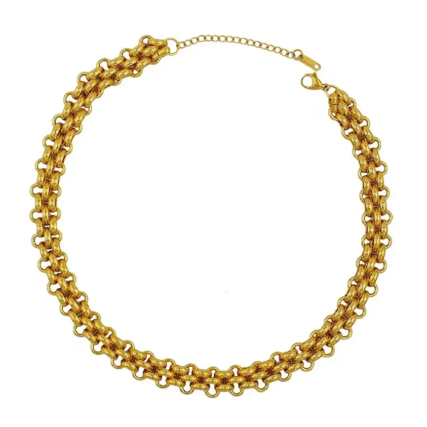 18K Gold Plated European Style Choker Bracelet