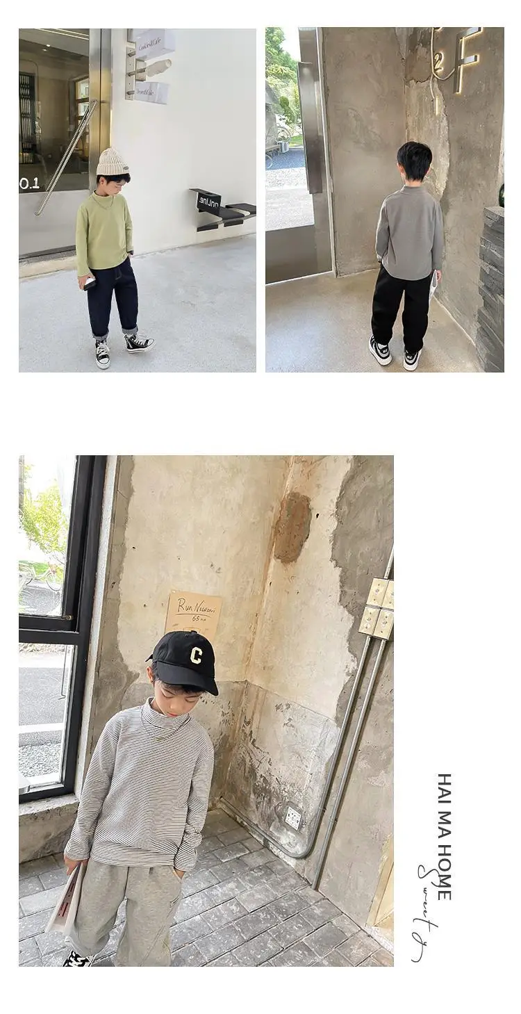 2025 Boys Thermal T-Shirt White Long Sleeve Winter — feature 11