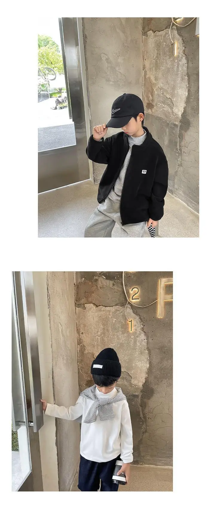 2025 Boys Thermal T-Shirt White Long Sleeve Winter — feature 14