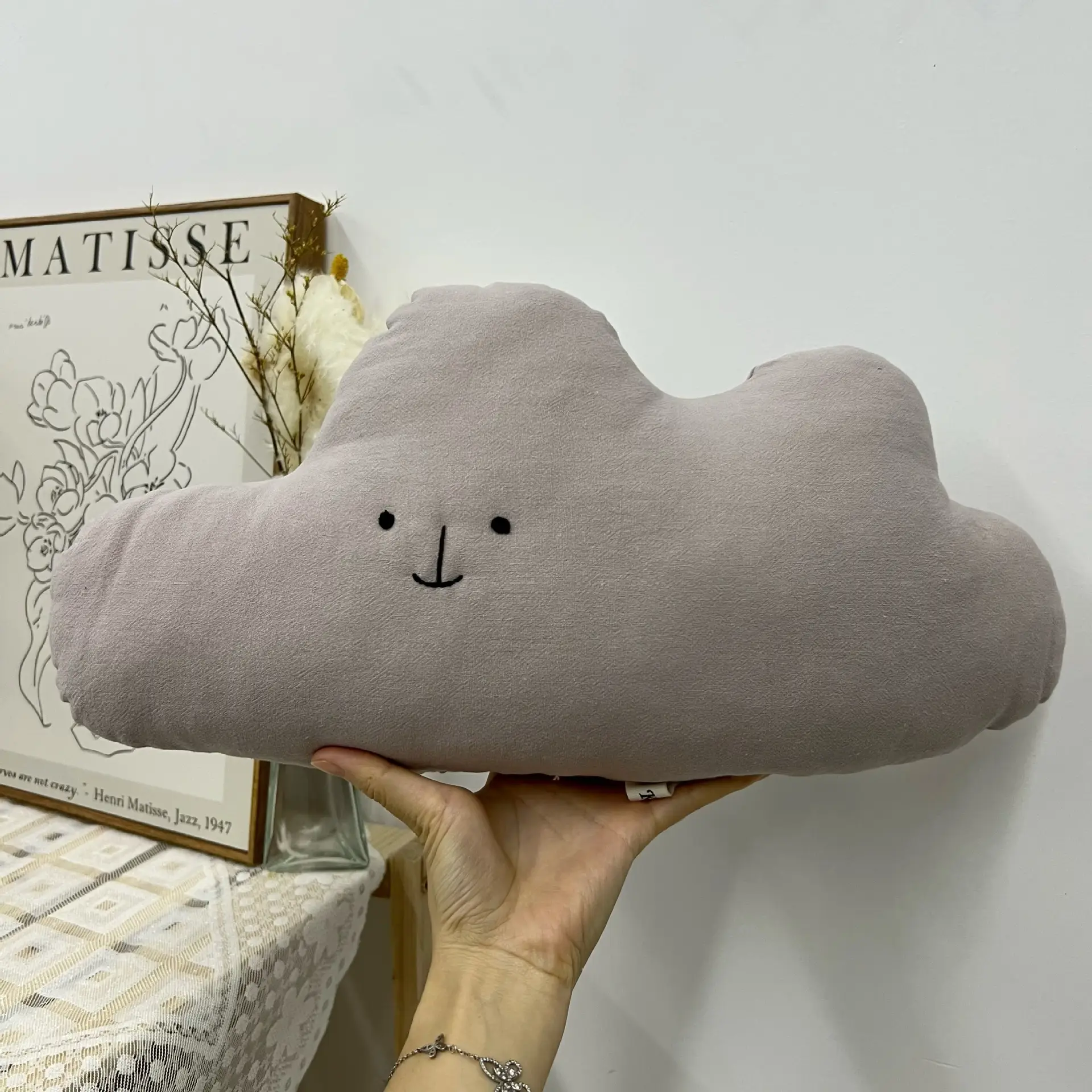 Nordic Moon Pillow for Baby Bed Anti-Collision Cartoon Cushion - Image 2