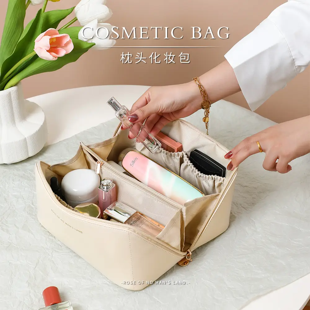 Portable Makeup Brush & Cosmetics Storage Bag - Image 6