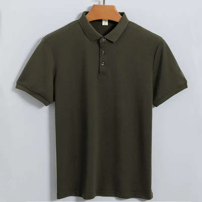 Men's Lavender Quick-Drying UV Sunscreen Polo Shirt - Image 6