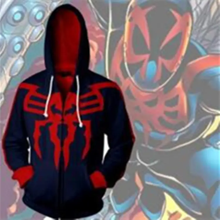 Spiderman Hoodie Red Black Classic Pullover - Image 22