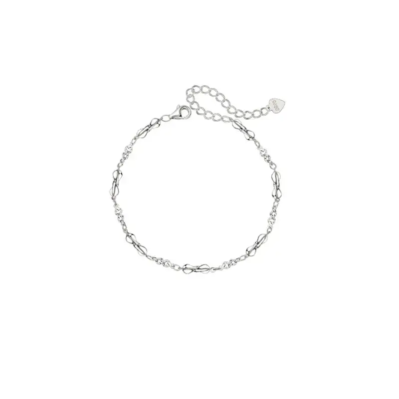 S925 Sterling Silver Star and Moon Couple Bracelet for Women, High-End, Versatile Wrist Jewelry, Hand Jewelry, Sterling Silver Bracelet Wholesale