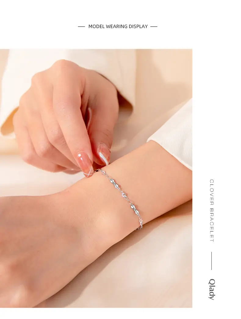 S925 Sterling Silver Star and Moon Couple Bracelet for Women, High-End, Versatile Wrist Jewelry, Hand Jewelry, Sterling Silver Bracelet Wholesale — feature 10