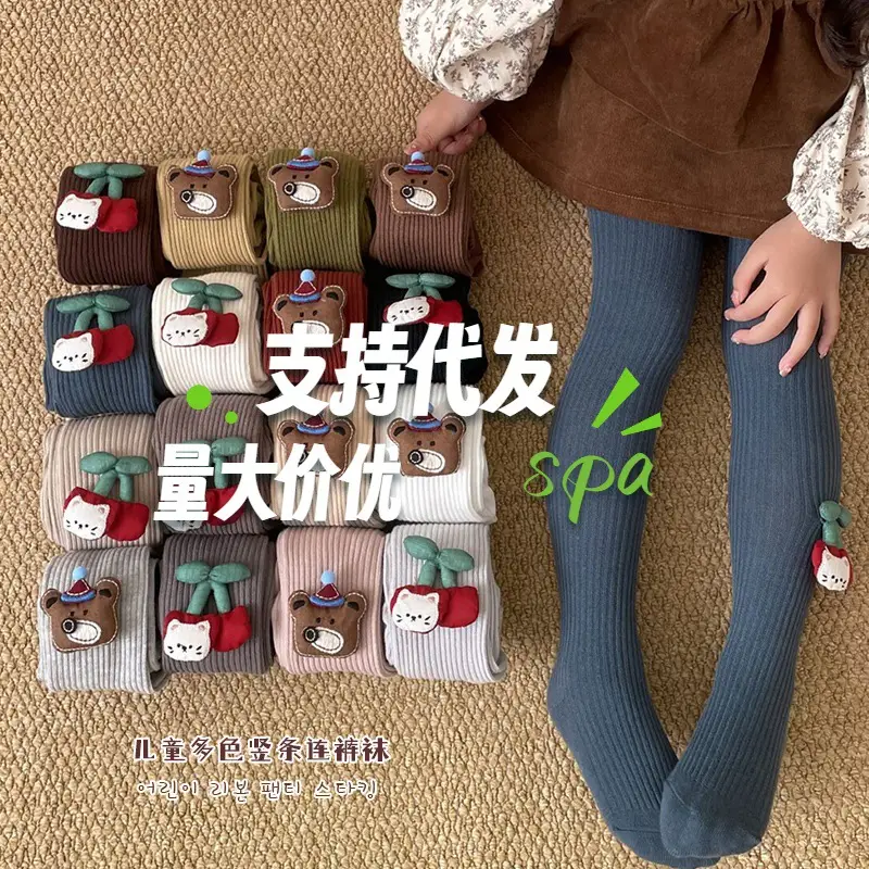 Red Bow Baby Socks for Girls Autumn Winter Warm Leggings — feature 8