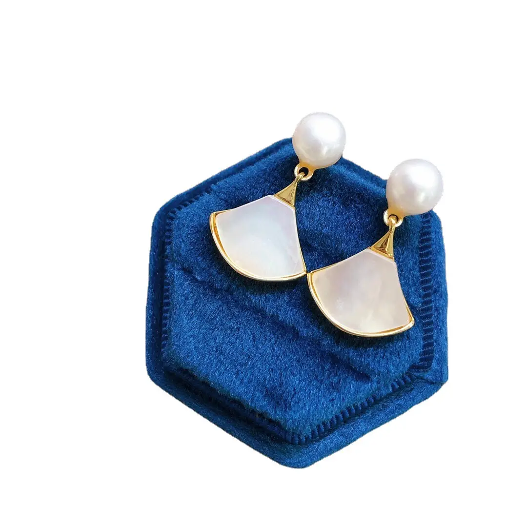 Natural Freshwater Pearl Earrings Joker Small Skirt - Image 7