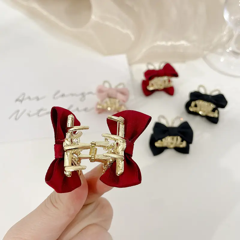 2025 High Ponytail Clip with Double-Sided Bow for Women — feature 13