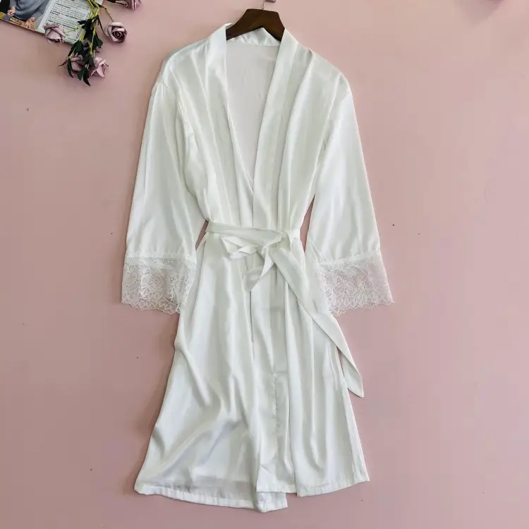 2022 Silk Nightgown for Women Summer Pajamas - Image 2