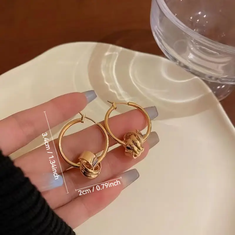 S925 Gold Needle Earrings for Women — feature 1