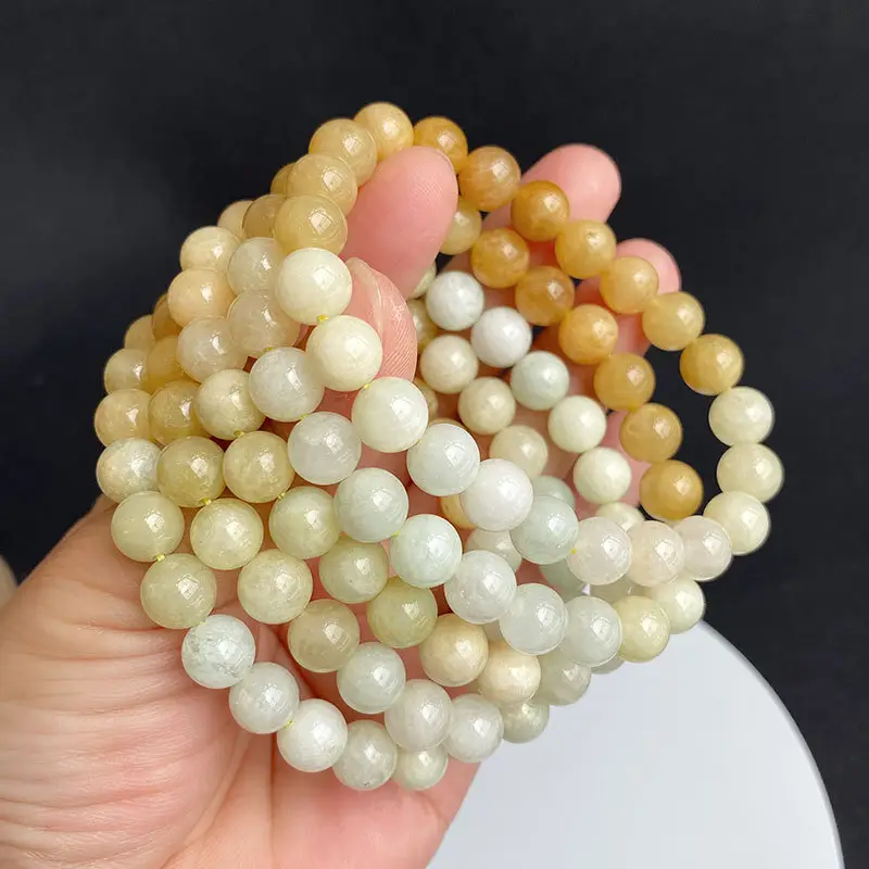 Jingyao Multi-Color Beryl Bracelet with Yellow Gradient - Image 5