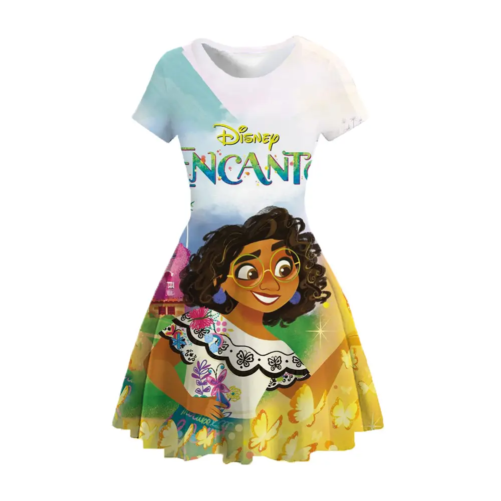 Diz N Frozen Anna Elsa Princess 3D Dress Girls Birthday Party Children Cosplay - Image 6