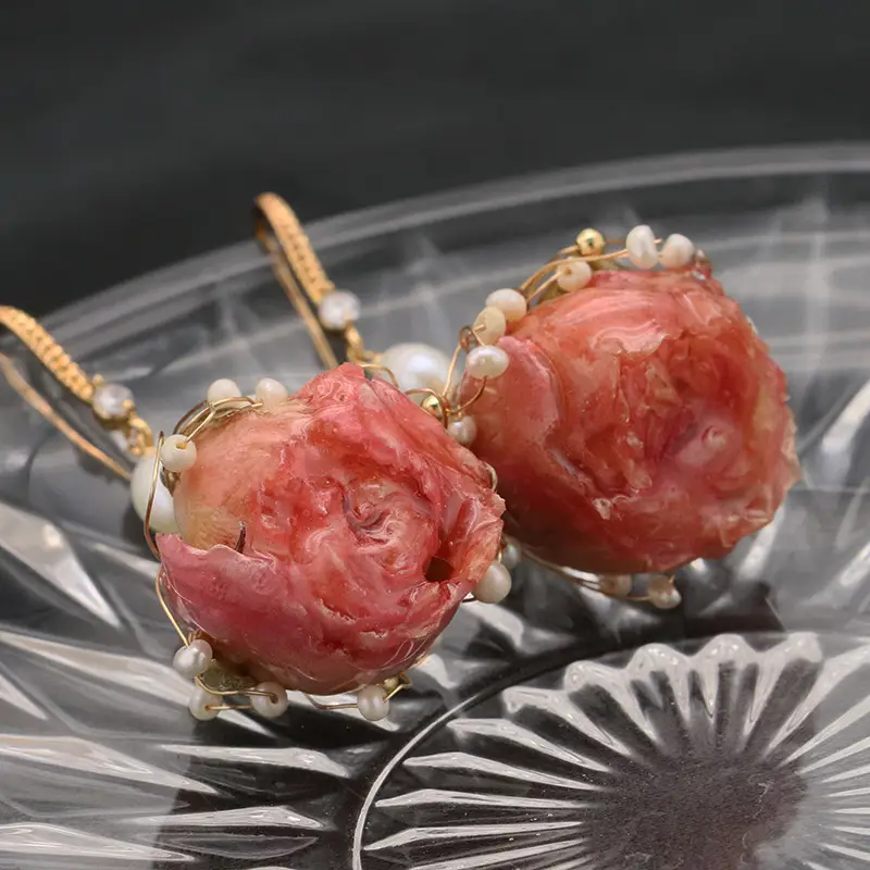 Natural Pearl Earrings Ancient Style Wholesale - Image 15