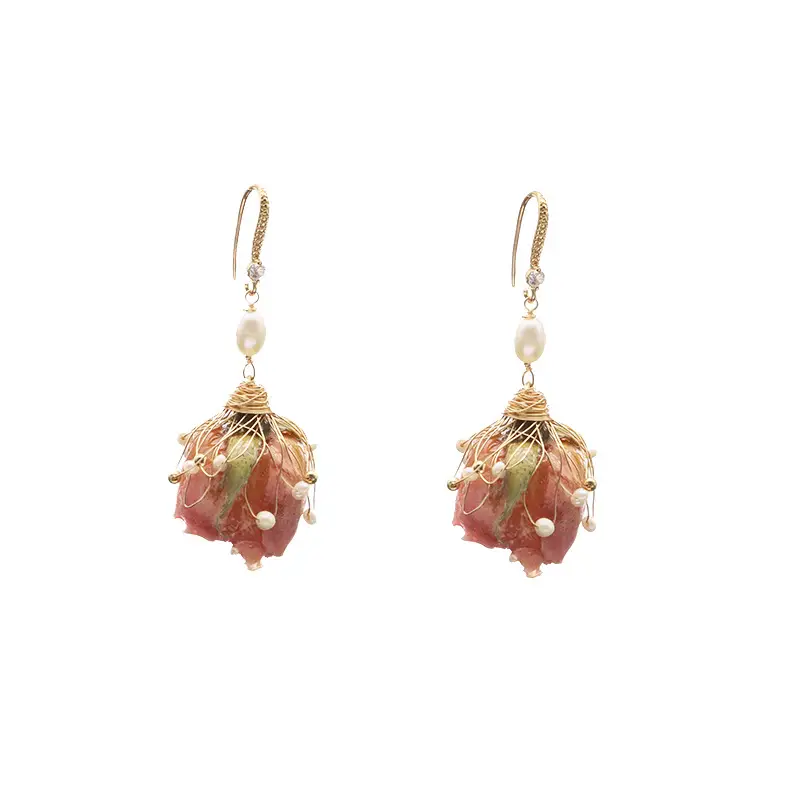 Natural Pearl Earrings Ancient Style Wholesale - Image 17