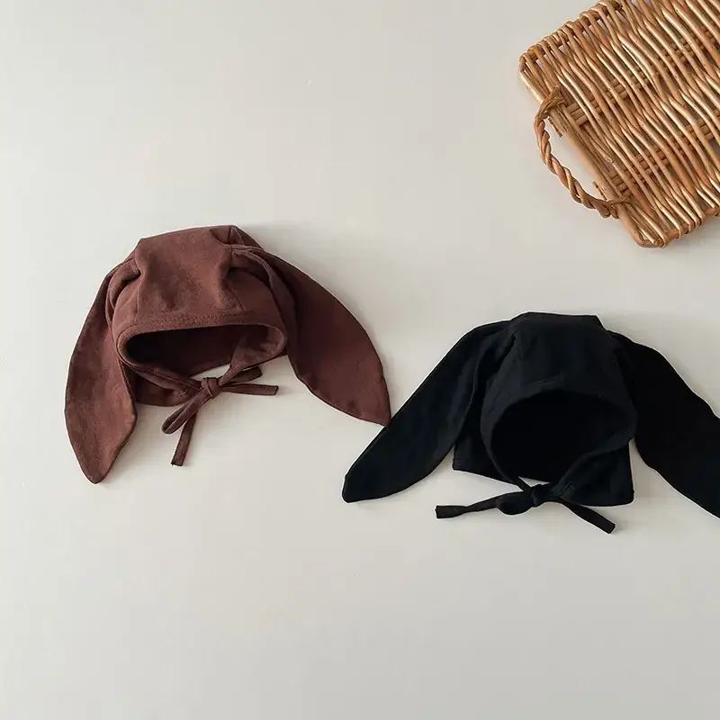 Baby's Cute Long Ears Rabbit Fetal Hat Spring Autumn Thin Ear Protection Korean Style